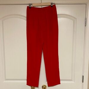 Elegant Red Women's Pants